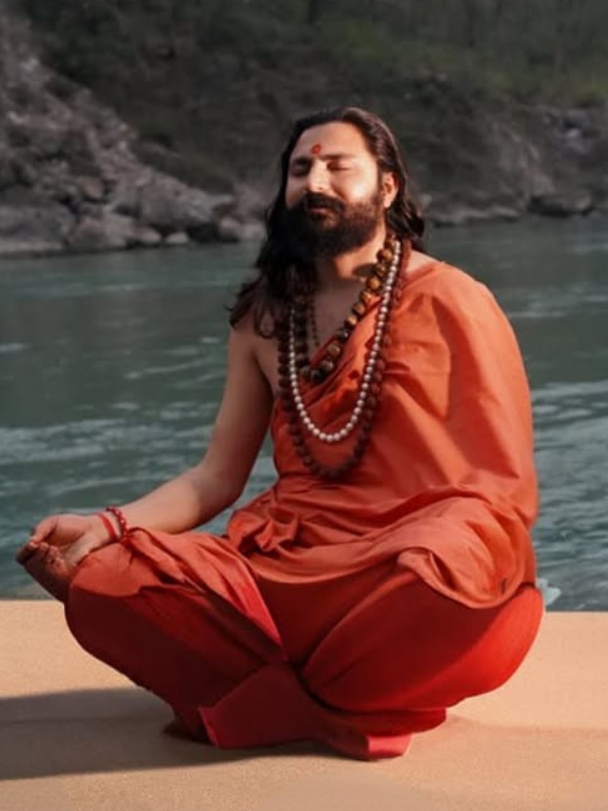 Meditative spiritual figure
